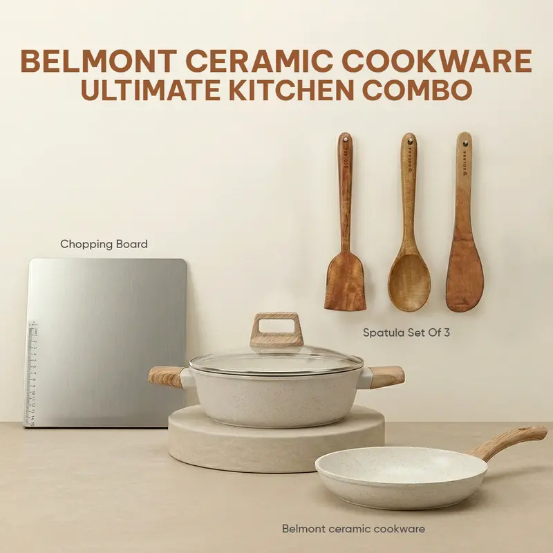Belmont Ceramic Ultimate Cookware Combo 1