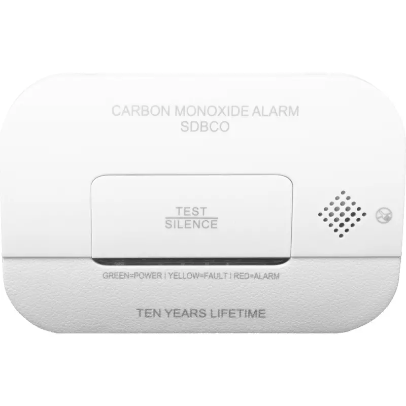 Bg Sdbco-02 White Carbon Monoxide Alarm – Battery-Powered Safety Detector 1