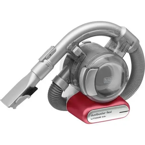Black+Decker Flexi Dustbuster Cordless Vacuum – Grey & Red Handheld Cleaner 1