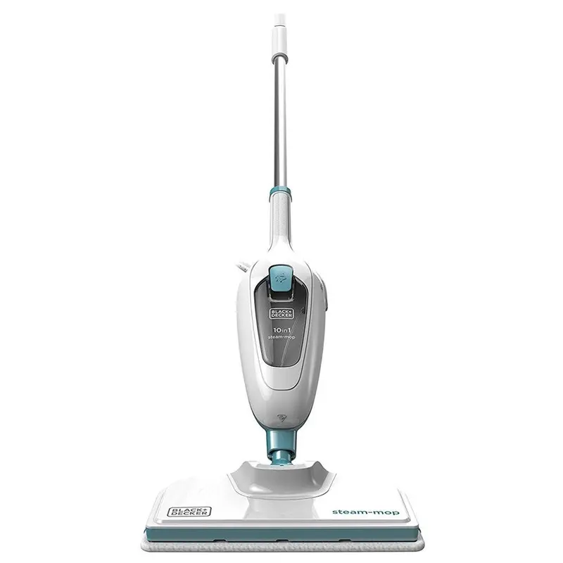 Black+Decker Fsmh13E10-Gb 10-In-1 Steam Mop – 1300W, White & Blue 1
