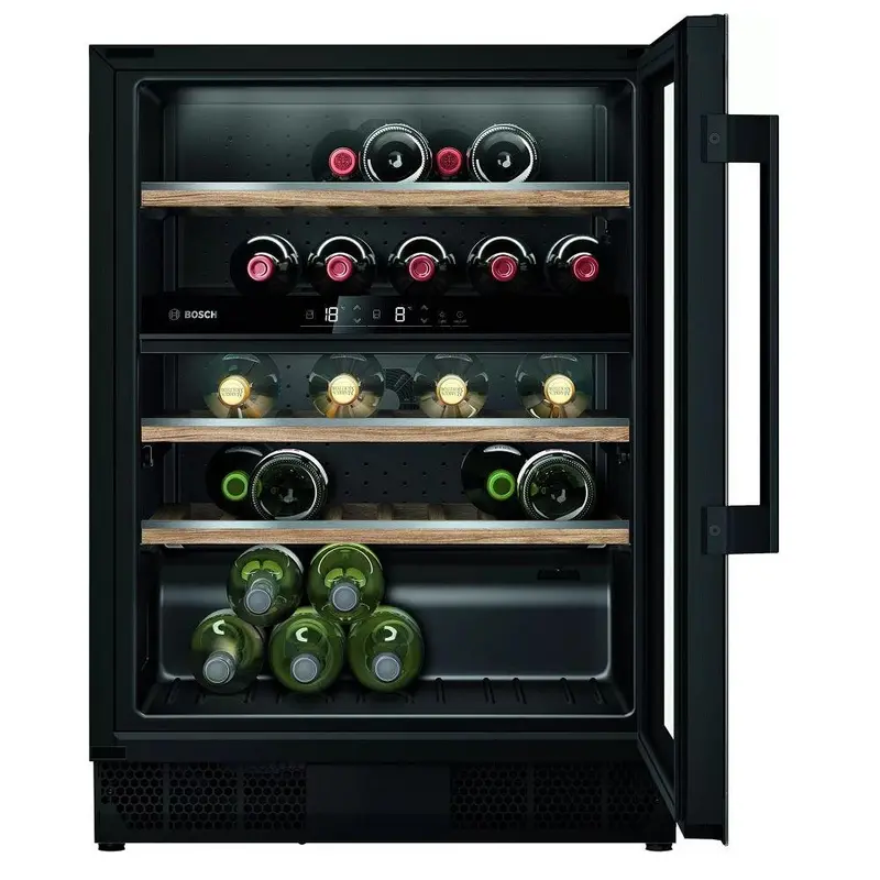 Bosch Kuw21Ahg0G Serie 6 120L Built-Under Black Wine Cooler 1