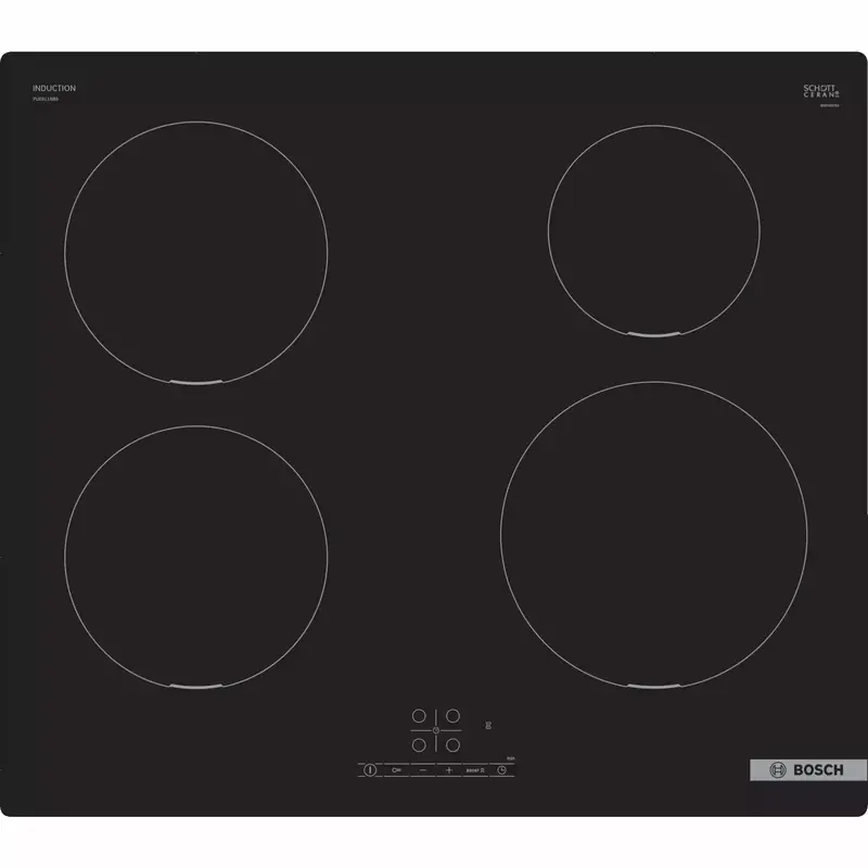 Bosch Serie 4 Pue611Bb5E 60Cm 4-Zone Induction Hob – Sleek Black 1