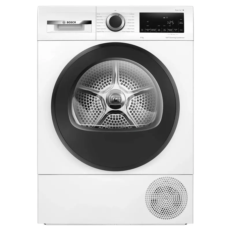 Bosch Series 6 9Kg Heat Pump Tumble Dryer – Freestanding, White | Wqg24500Gb 1