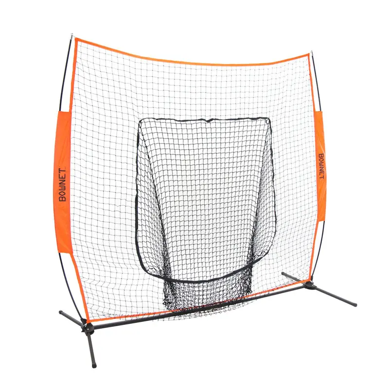 Bownet Big Mouth X 7'×7' Portable Training Net For Softball & Baseball (Bowbmx) 1