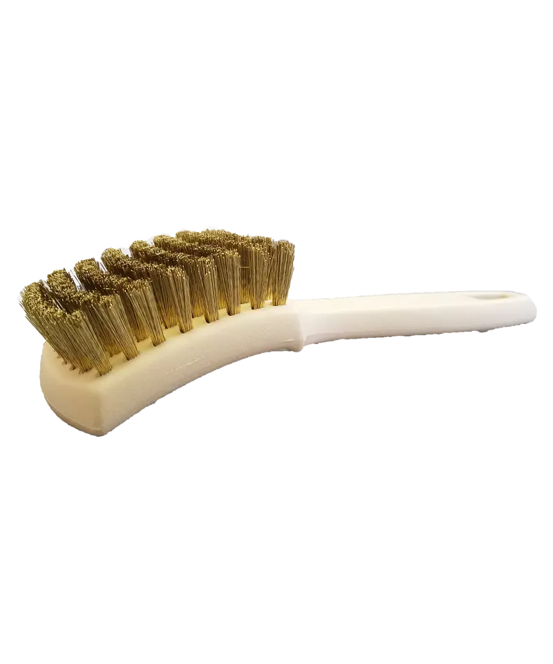 Brass Whitewall And Sidewall Tire Brush – 8 Inch 1