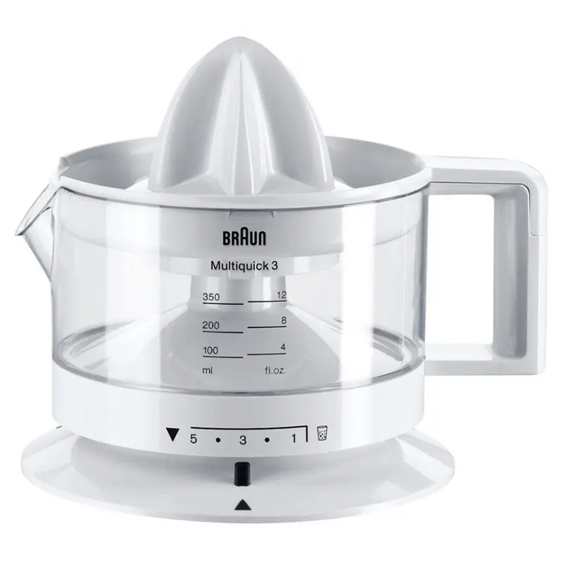 Braun Cj3000 Citrus Juicer – 20W, White Design 1