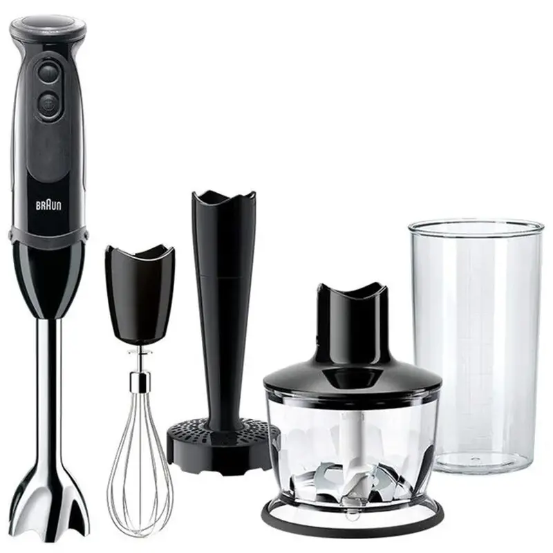 Braun Multiquick 5 Vario 1000W Hand Blender – Premium Black (Mq5237Bk) 1