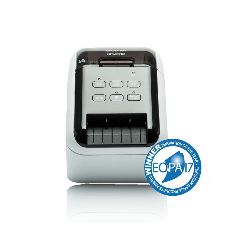 Brother Ql-810W Wireless High-Speed Label Printer – Glossy Monochrome | Ql810W 1