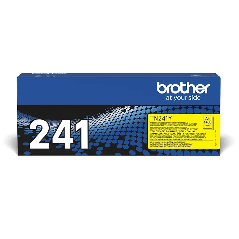 Brother Tn-241Y Genuine Yellow Laser Toner Cartridge – Compatible With Hl-L2300D, Mfc-L2700Dw 1