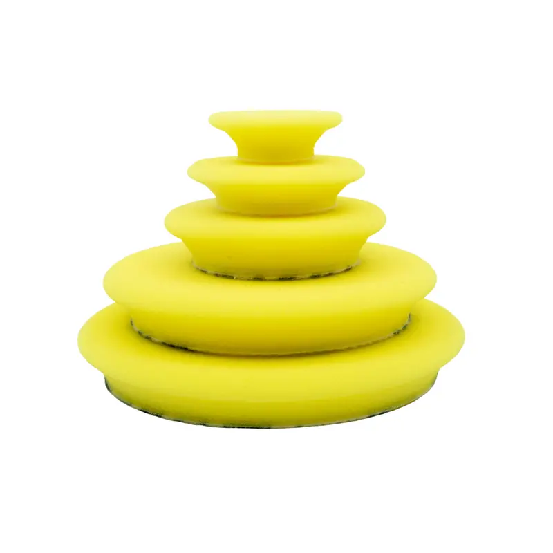 Buff And Shine Uro Tec Yellow Fine Polishing Pad – Curved Design 1