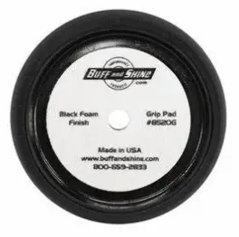 Buff & Shine Black Polishing Foam Pad – 8.5-Inch Dense, Closed-Cell Foam For Cutting & Finishing 1