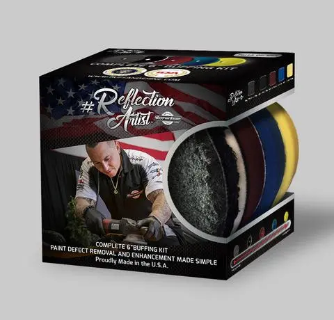 Buff & Shine Reflection Artist Pad Set – Hand-Finishing System 1