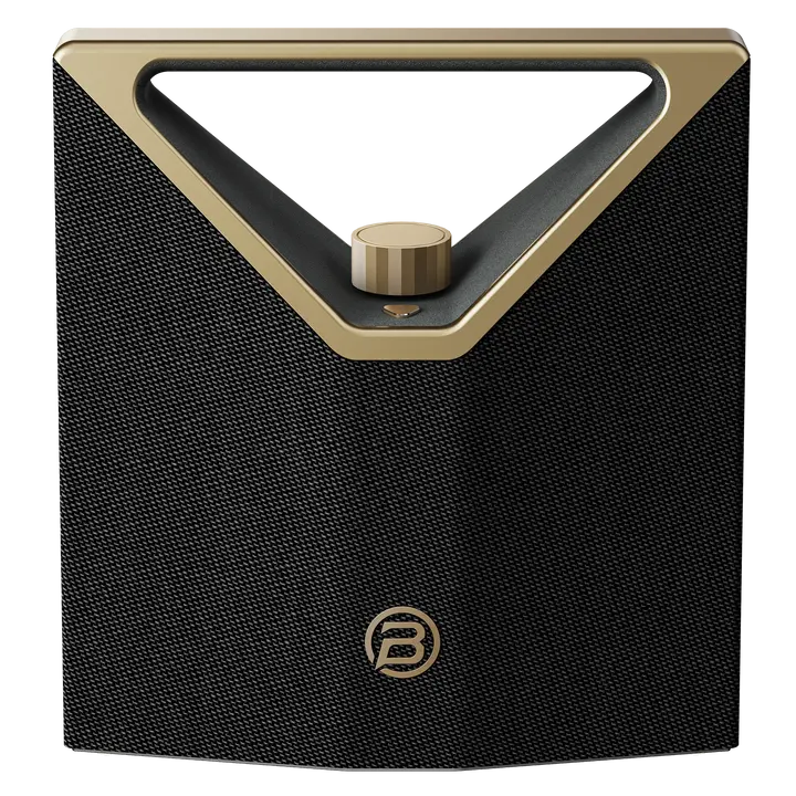 Bugani Brief Plus Portable Bluetooth Speaker – Elegant Gold-Accented Black Model | 221093-02 1