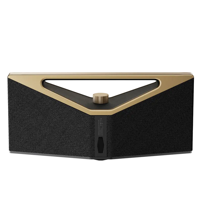 Bugani Brief Pro Portable Bluetooth Speaker – Stylish Gold-Accented Black Edition | 221092-02 1