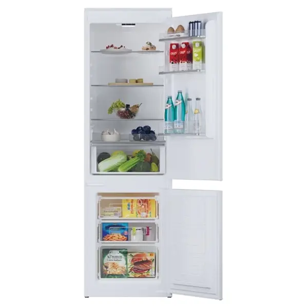 Candy Cbbml18Ek 250L Built-In Fridge Freezer – Clean White Design 1