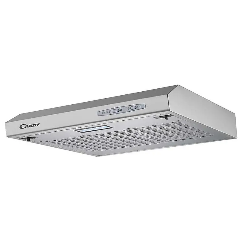 Candy Cft610/5S 60Cm Integrated Visor Cooker Hood – Sleek Silver Design 1