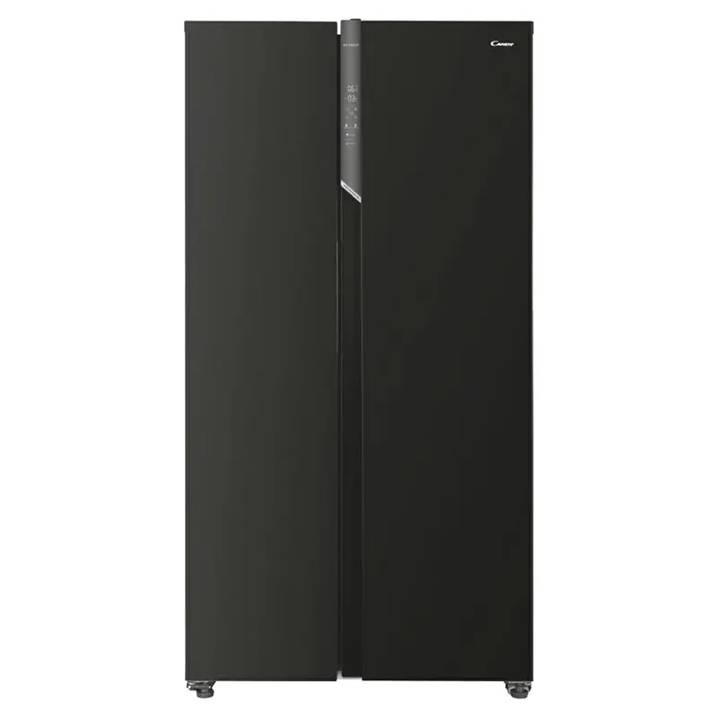 Candy Chsbsv5172Ebkn 442L Frost-Free American-Style Fridge Freezer In Gloss Black 1