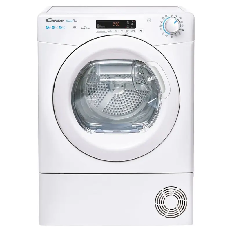 Candy Smart Pro Heat Pump Dryer – 9Kg Capacity, Wi-Fi Enabled, Freestanding White Appliance | Csoe H9A2De-80 1