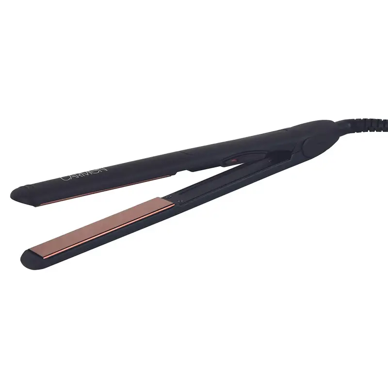 Carmen C81054Cop Noir Ceramic Hair Straightener – Professional Black Finish 1