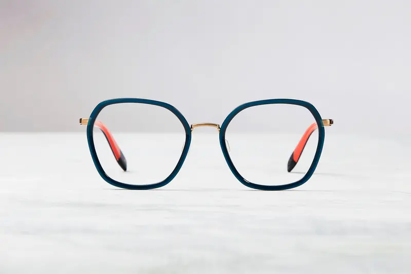 Catania Green Brushed Gold Designer Frames 1