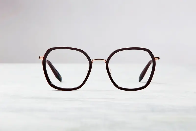 Catania Ruby Shiny Rose Accent Frames 1