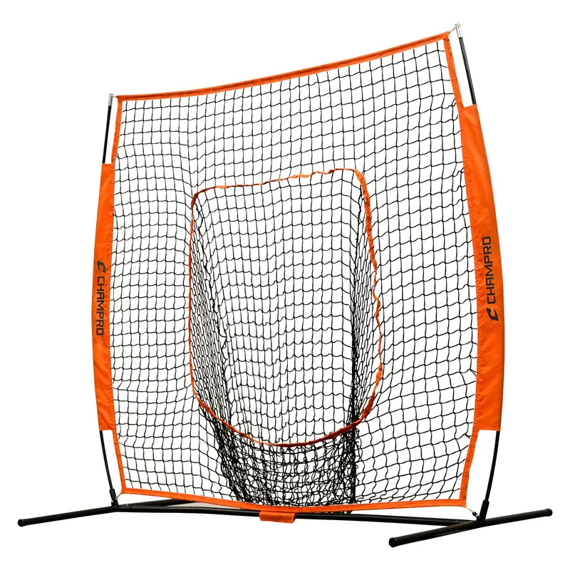 Champro Mvp Portable Hitting Sock Net — Compact 7' X 7' Practice Solution For Backyards And Facilities 1