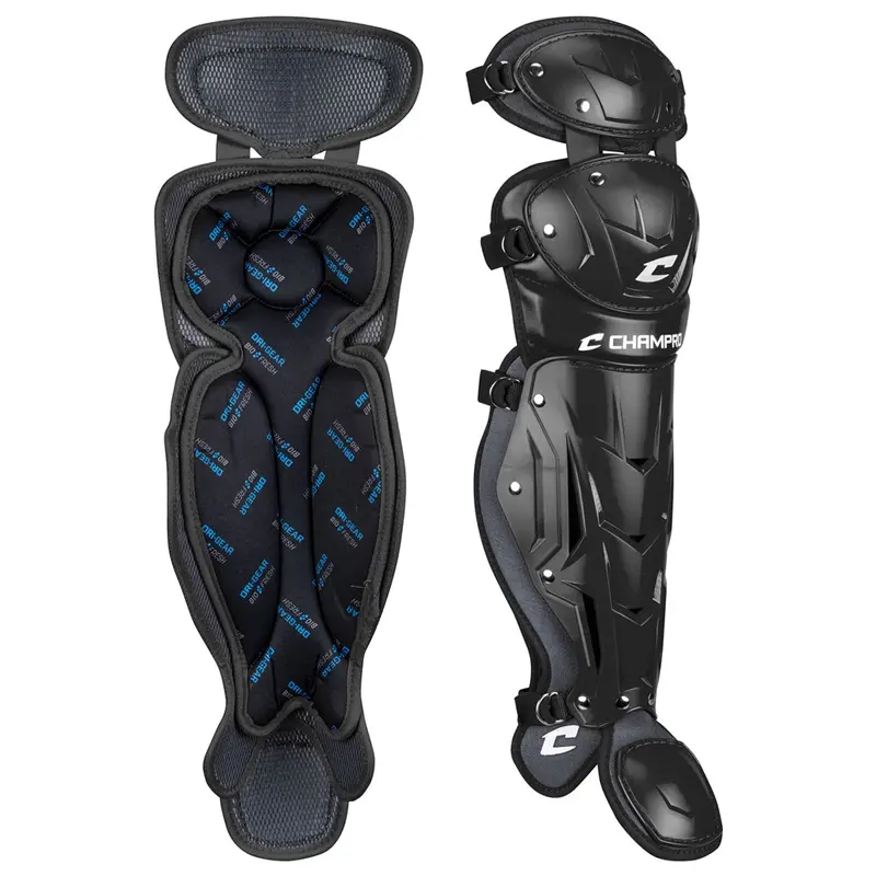 Champro Optimus Pro Catcher’S Leg Guards – Multi-Zone Padding & Flexible Knee Roll 1