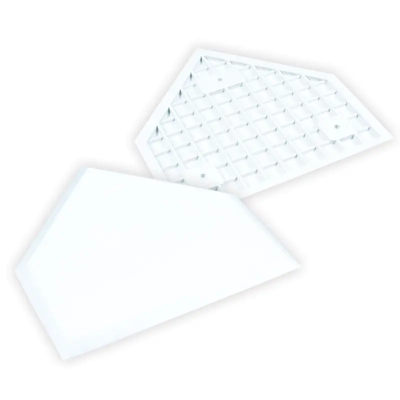 Champro Waffle-Bottom Home Plate — Non-Slip Rubber Base With Classic Diamond Shape 1