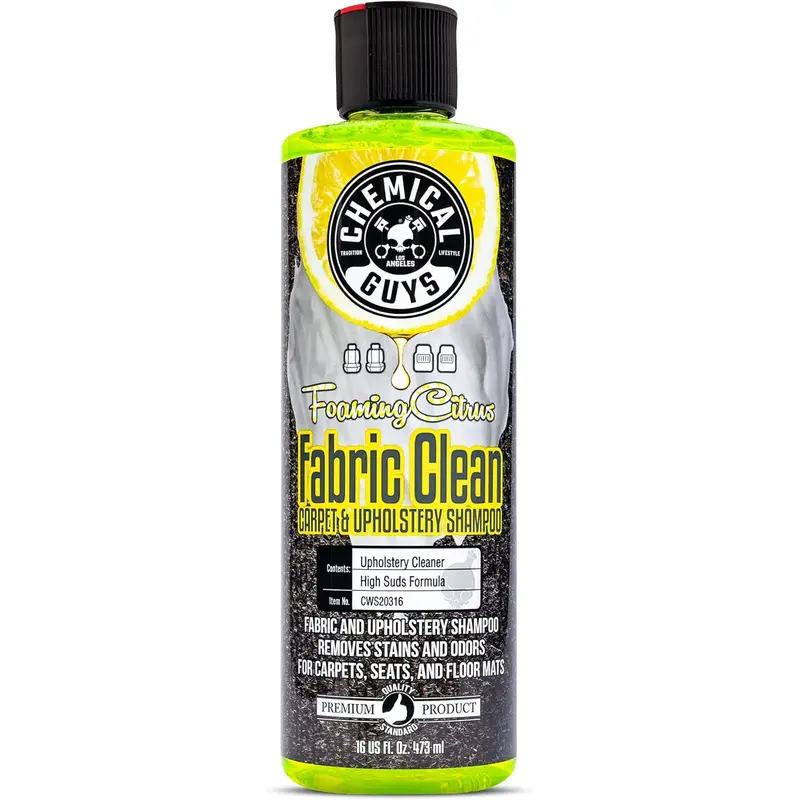 Chemical Guys Fabric Clean – Gentle Upholstery & Carpet Cleaner 1