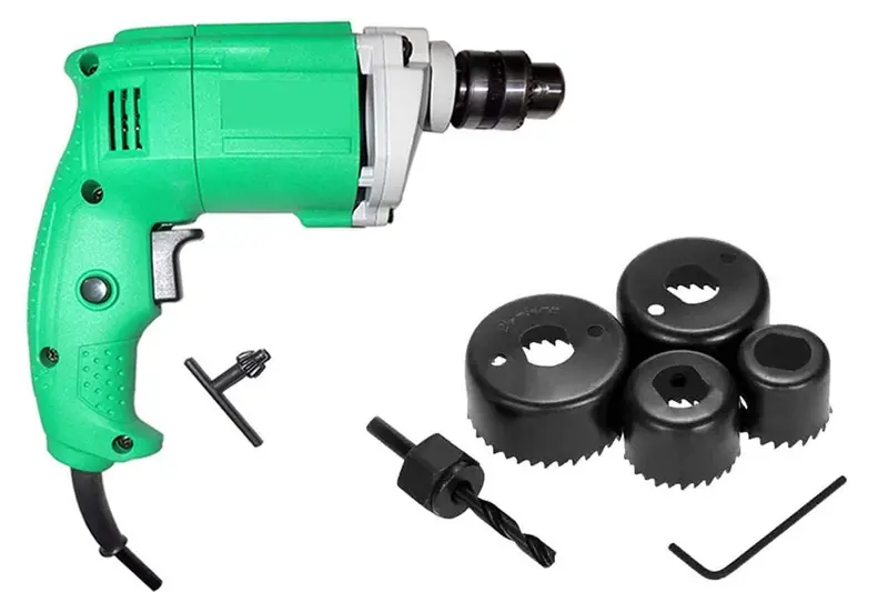 Circular Hole Saw Attachment Set – 6-Piece Round Cutters For 10 Mm Electric Drills 1