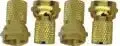 Coaxial F-Type Male-To-Male Connector Set – Rg6/Rg59 Compatible 1