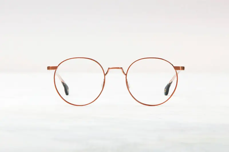 Cologne Brushed Copper Penny Optical Frames 1