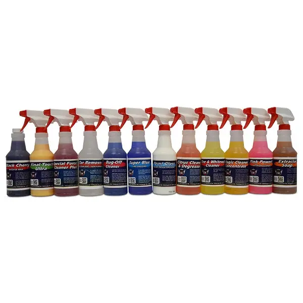 Complete Auto Detailing Kit: 12-Item Interior & Exterior Chemical Set 1
