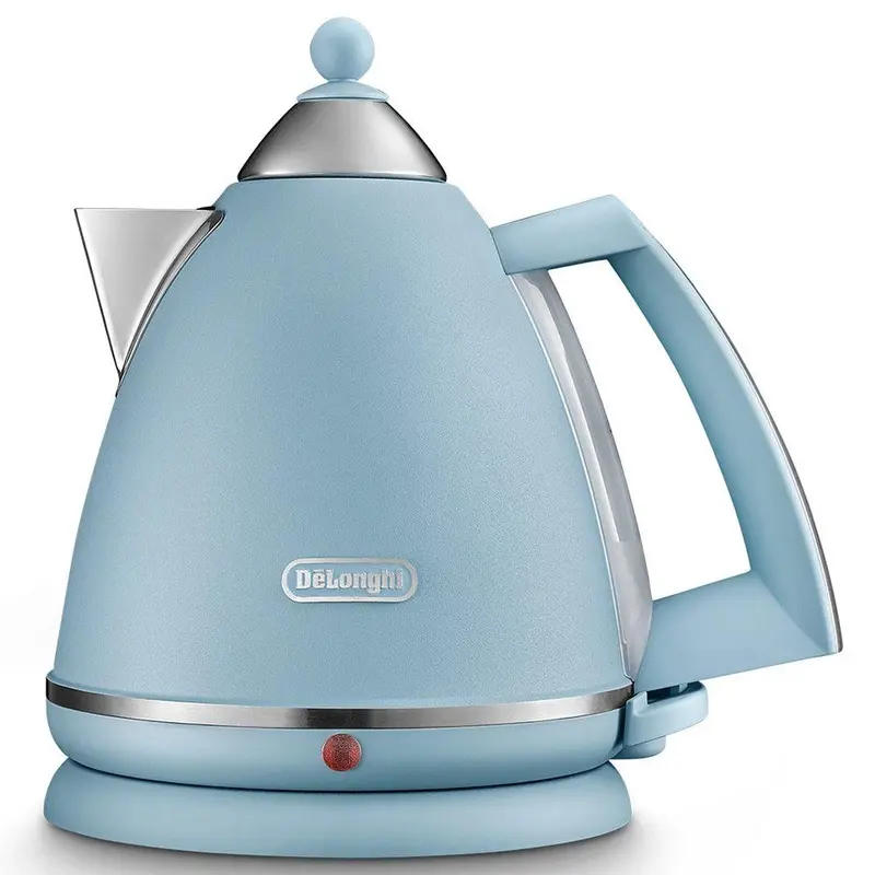 Delonghi Argento Flora Electric Kettle – Vibrant Blue, 1.7L Capacity (Kbx3016.Az) 1