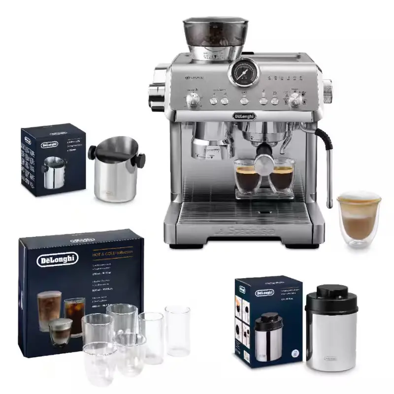 Delonghi Ec9555.M La Specialista Opera Bean-To-Cup Coffee System – Brushed Metal Finish 1