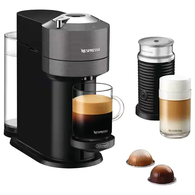 Delonghi Env120.Gyae – Vertuonext Nespresso Coffee Maker With Aeroccino Milk Frother | Grey 1
