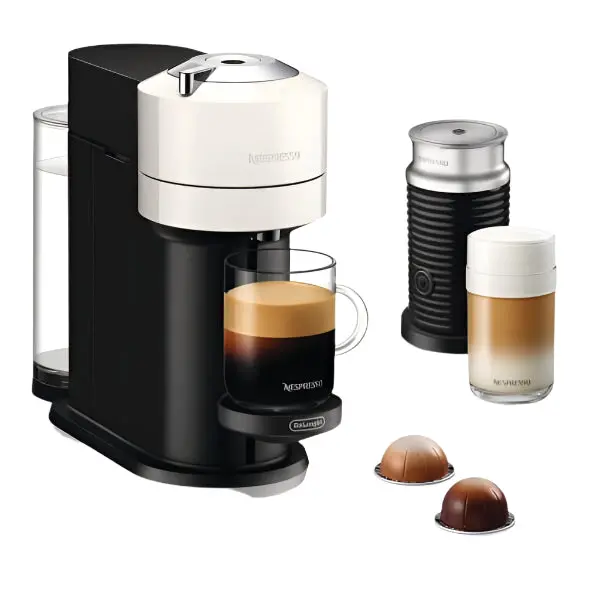 Delonghi Env120.Wae Vertuonext Nespresso Coffee Maker – Compact White Espresso Machine 1