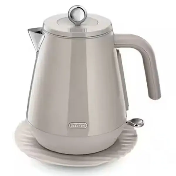 Delonghi Kby3001.Bg 3000W Eclettica Electric Kettle – Elegant Beige Finish 1