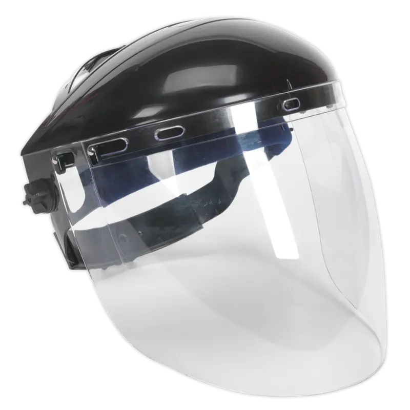 Deluxe Aspherical Polycarbonate Full-Face Shield With Browguard 1