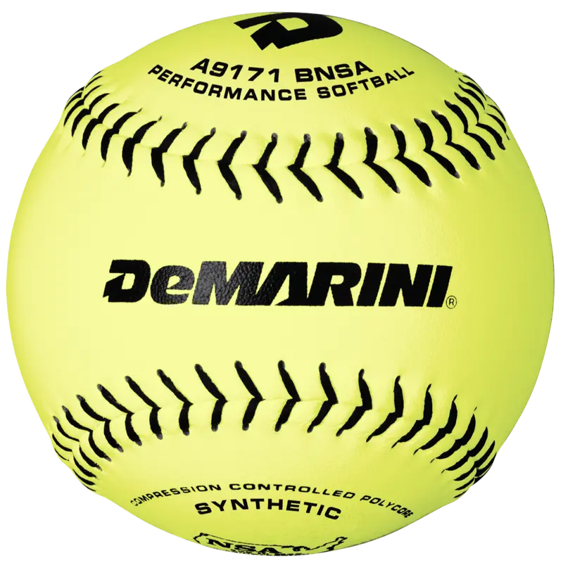 Demarini Nsa 12" Synthetic Slowpitch Softballs (52 Cor / 275 Compression), Pack Of 12 Wta9171Bnsa 1