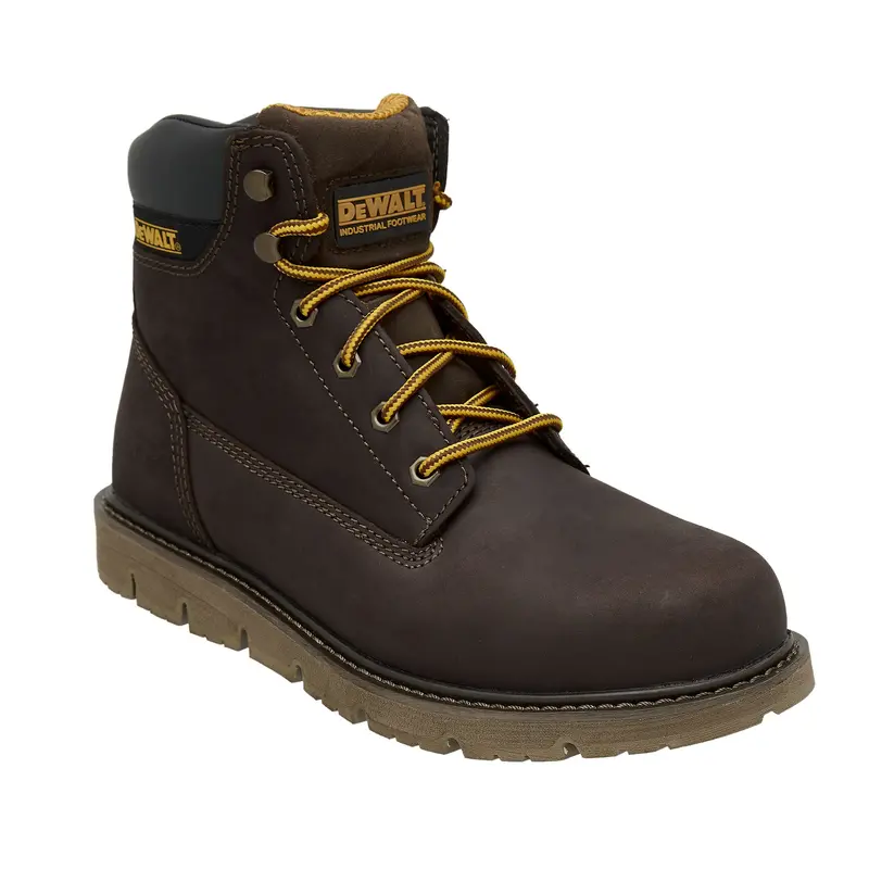 Dewalt Flex Men'S Steel-Toe Leather Safety Boot – Flexible & Supportive 1