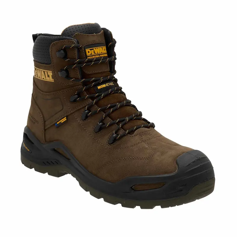 Dewalt Scarsdale Men'S Composite Toe Work Boots – Waterproof Nubuck Leather, Non-Metallic Safety 1