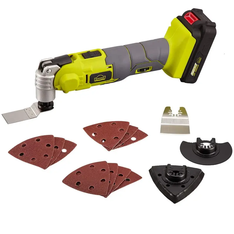 Dewinner 20V Cordless Oscillating Multi-Tool – Variable-Speed Cutting & Sanding Tool With Led Indicator & 2Ah Battery 1