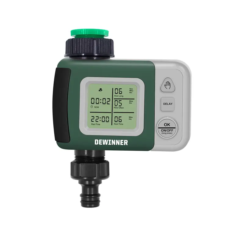 Dewinner Digital Garden Water Timer – Programmable Hose Faucet Controller With Rain Delay & Ip64 Rating 1