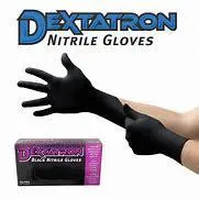 Dexatron Black Nitrile Gloves – Heavy-Duty Detailing Protection 1