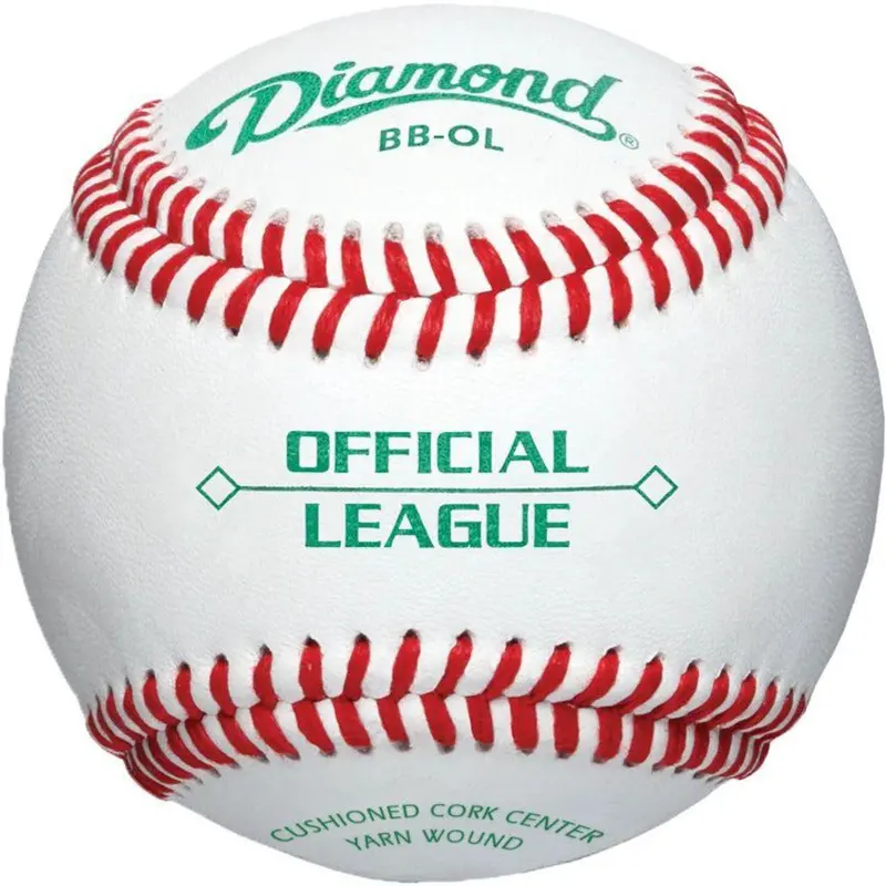 Diamond Bb-Ol Official League Baseballs – High-Visibility Orange Line 1