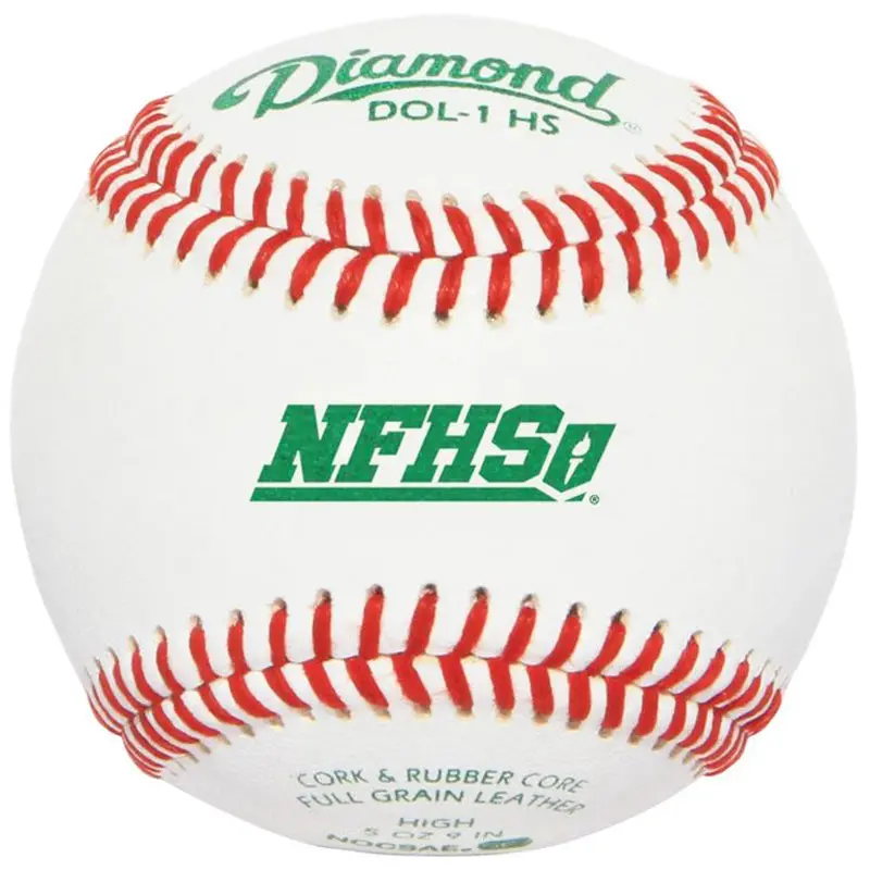 Diamond Dol-1 Nfhs-Certified Baseballs – Official Regulation Game Balls With Cork Core 1