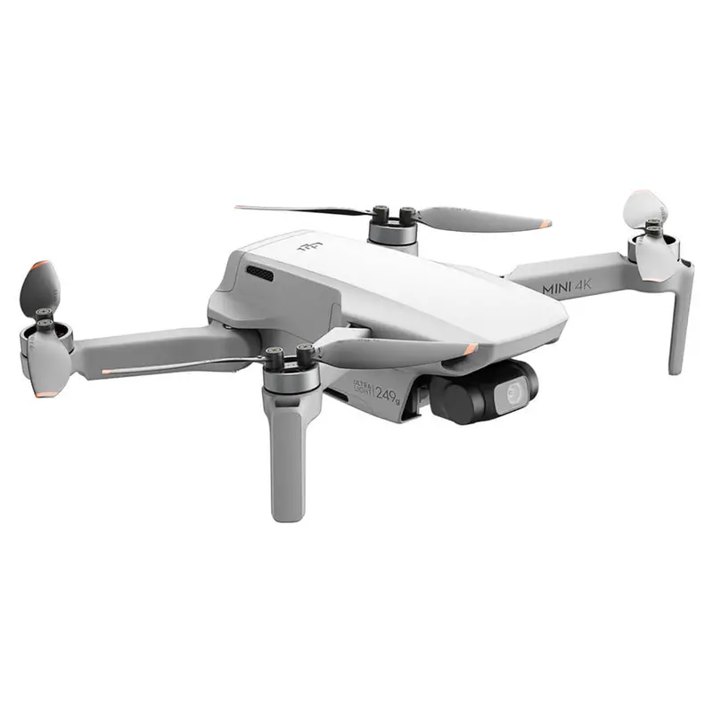 Dji Mini 4K Drone – Ultra-Portable Foldable Aerial Camera In White 1