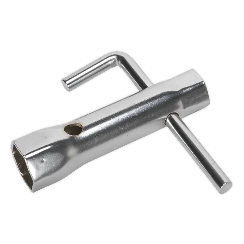 Double-Ended Long-Reach Spark Plug Socket Wrench – 16–21Mm With L-Brace Support 1
