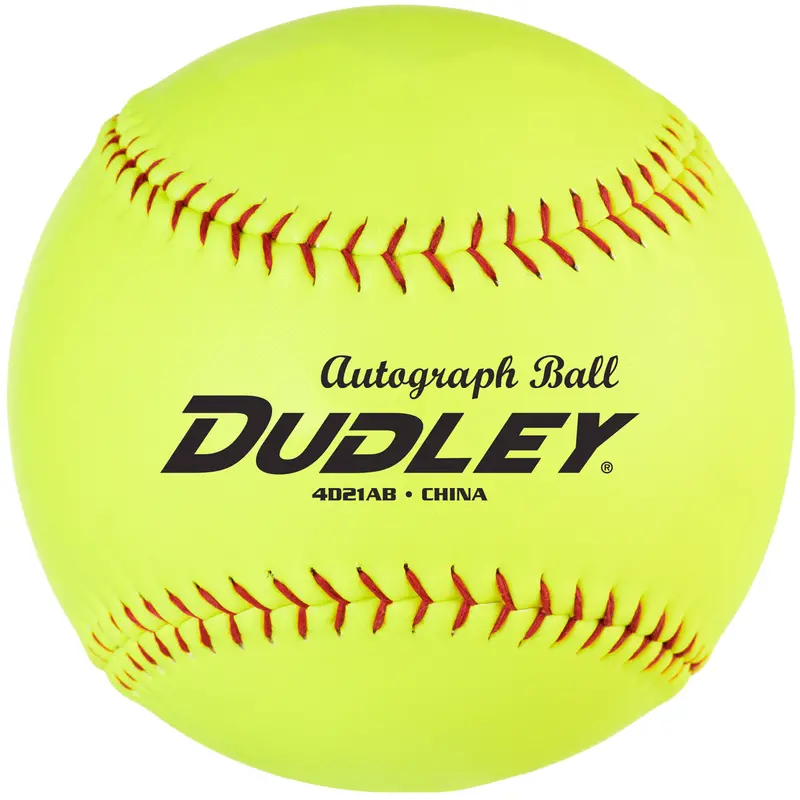 Dudley 21-Inch Autographed Trophy Softball – Official Game-Ready Ball 1